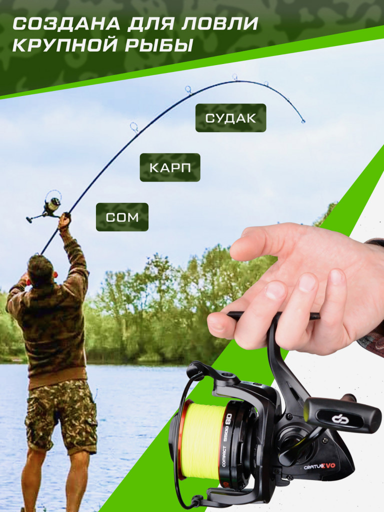 Катушка CARP PRO Cratus Evo Compact 5500 SD