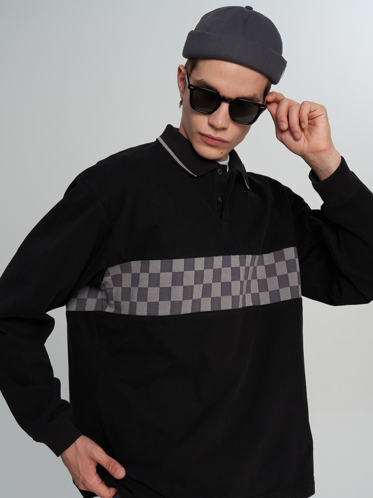 Лонгслив мужской Vans Medford Checkerboard LS