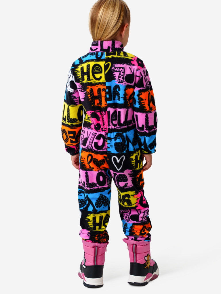 Комбинезон флисовый для девочек PlayToday