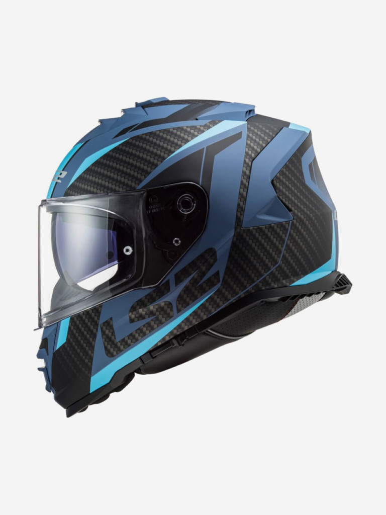 Мотошлем LS2 FF800 STORM II RACER (матовый синий, Matt Blue)
