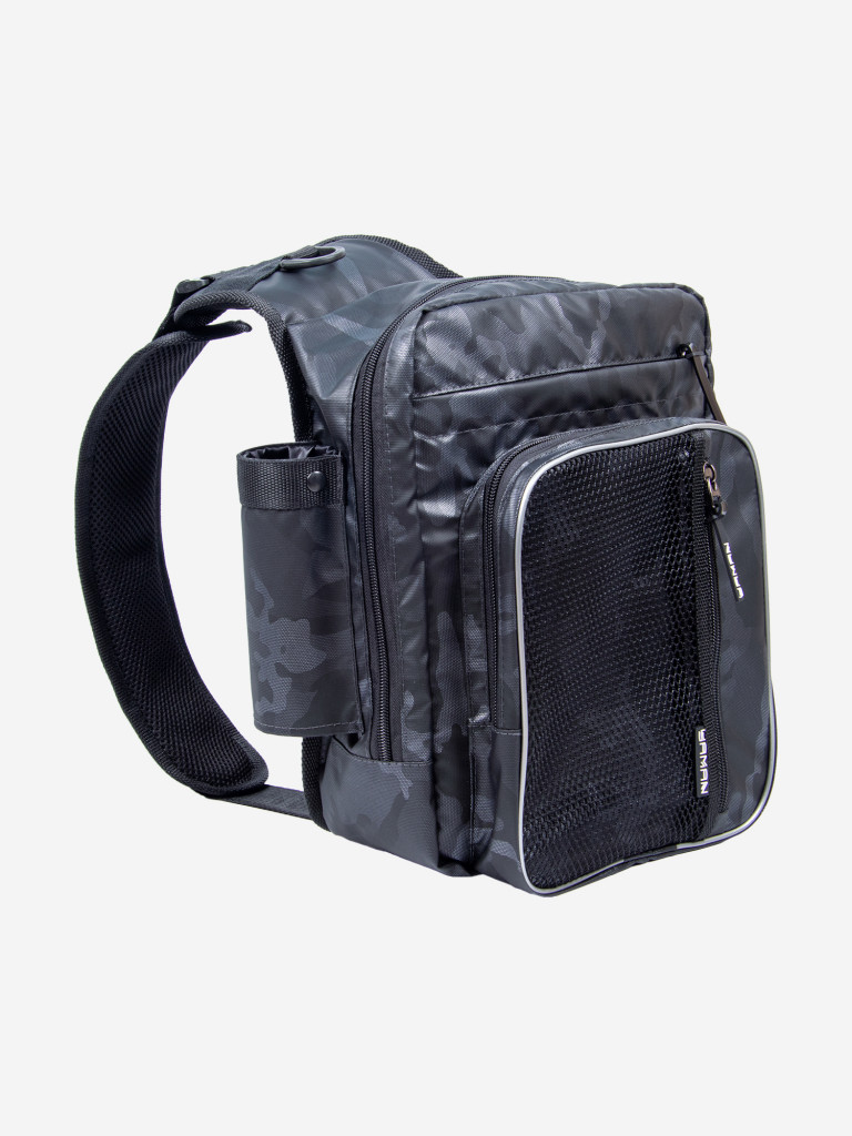 Сумка рыболовная Yaman Fishing Shoulder Bag, 40х43х10 см, цвет серый камуфляж.