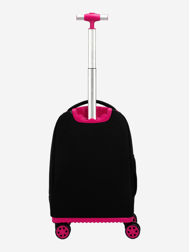 Чемодан детский BEYOND TIME D07 Девочка в кожаной куртке черный