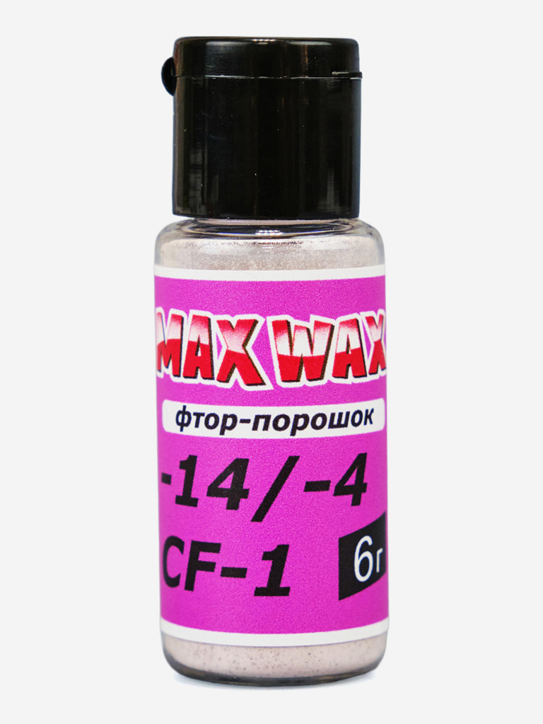 Фтор-порошок ускоритель для лыж MAX WAX Race Powder CF-1 -4/-14, 6г