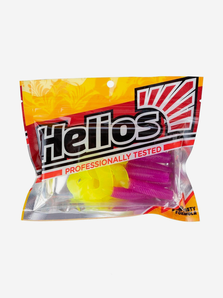 Мягкая приманка Helios Credo Double Tail, 1,96'' / 5 см, Fio LT, 10 шт (HS-27-039)