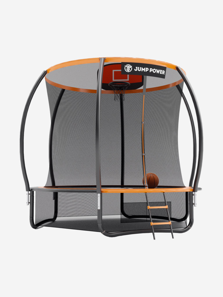 Батут Jump Power 8ft PRO Basket Orange