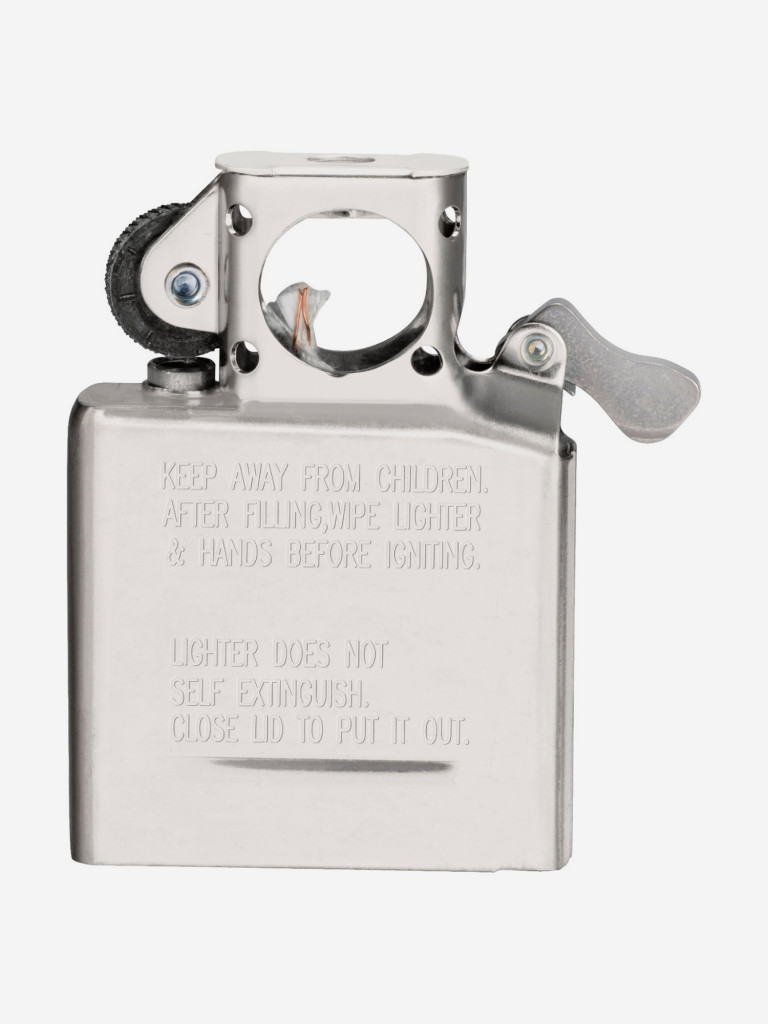 Подарочный набор ZIPPO: Зажигалка Black Ice и вставной блок для зажигалок для трубок