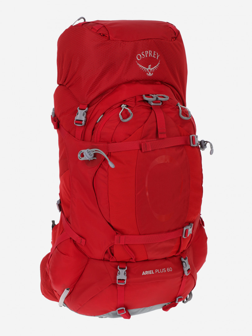 фото Рюкзак женский osprey ariel plus, 60 л, красный