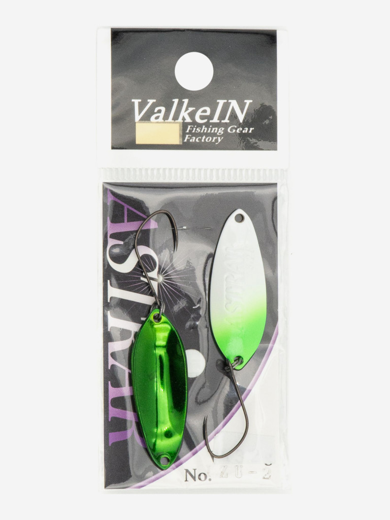 Блесна ValkeIN Astrar, 2.4 г, IZU-02 Green Glow