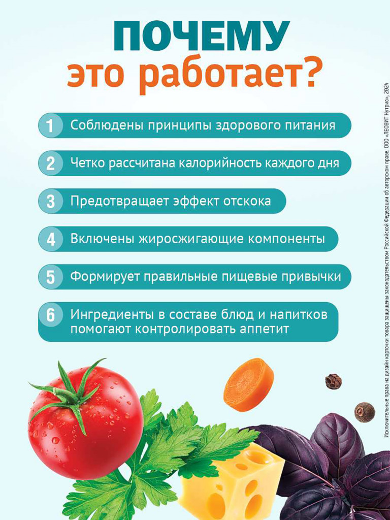 Русская диета диетического питания ЛЕОВИТ Кейс
