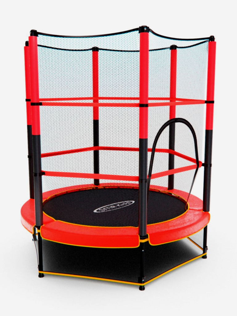 Батут детский DFC TRAMPOLINE-RED 55" с сеткой