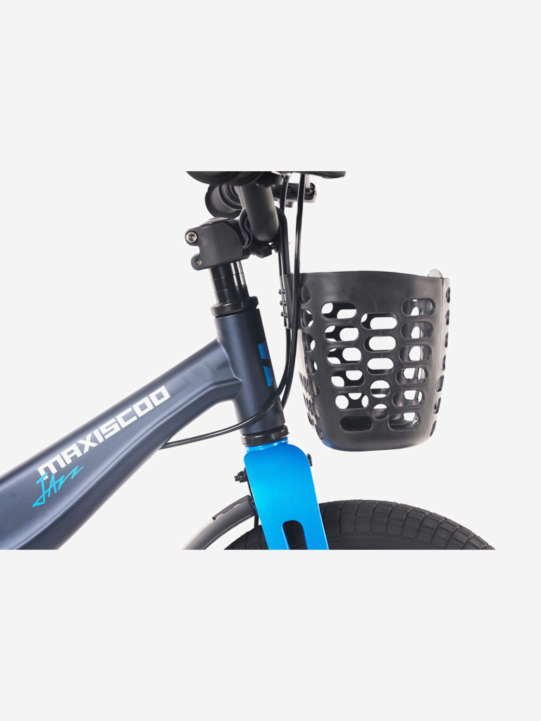 Велосипед детский Maxiscoo JAZZ PRO 14'', черный матовый, 2026