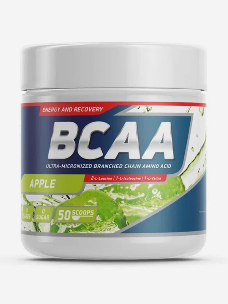 Аминокислоты BCAA 2:1:1 250 g Яблоко Geneticlab Nutrition