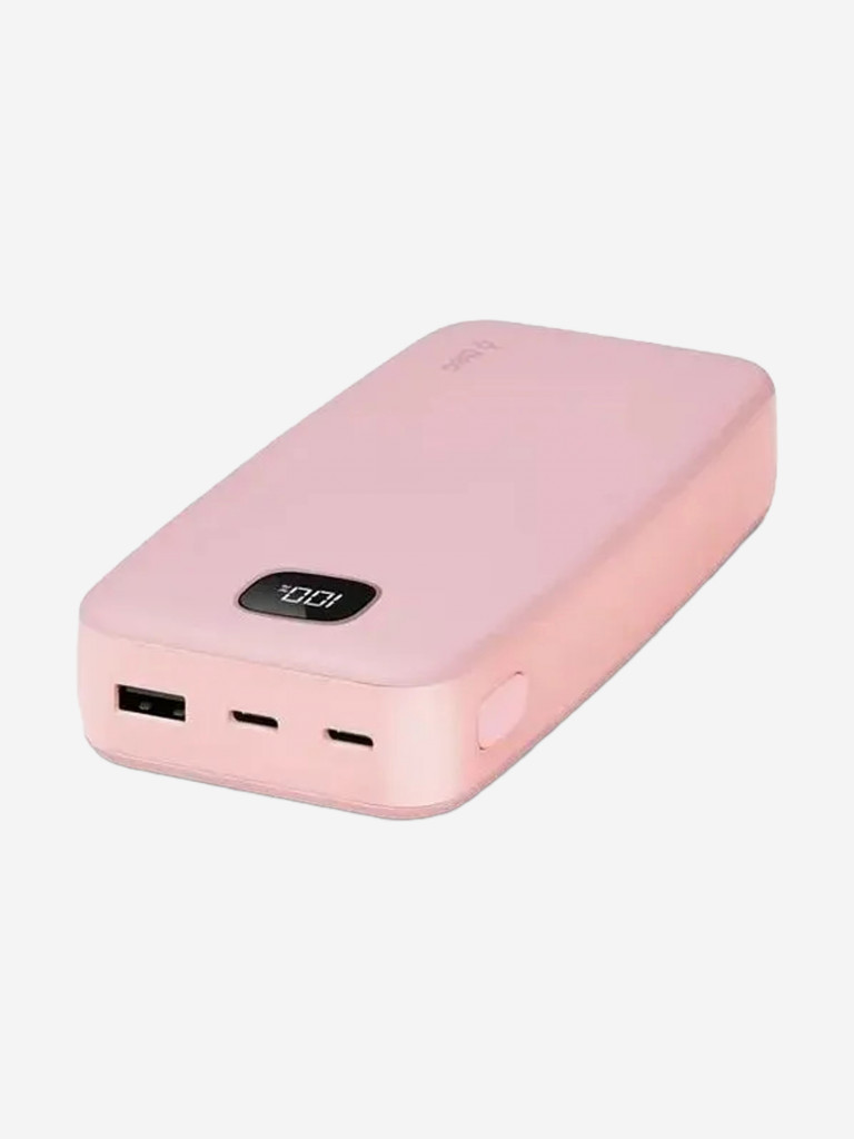 Внешний аккумулятор TTEC ChargeUp Pro LCD 20.000mAh PD 20W Powerbank. Цвет: розовый