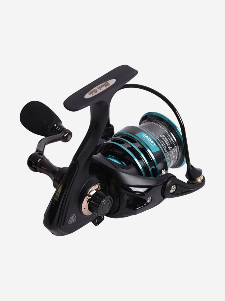 Катушка безынерционная для спиннинга Black Side Cadet 1000FD (5+1 подшипник) + шнур 0,10 мм в подарок