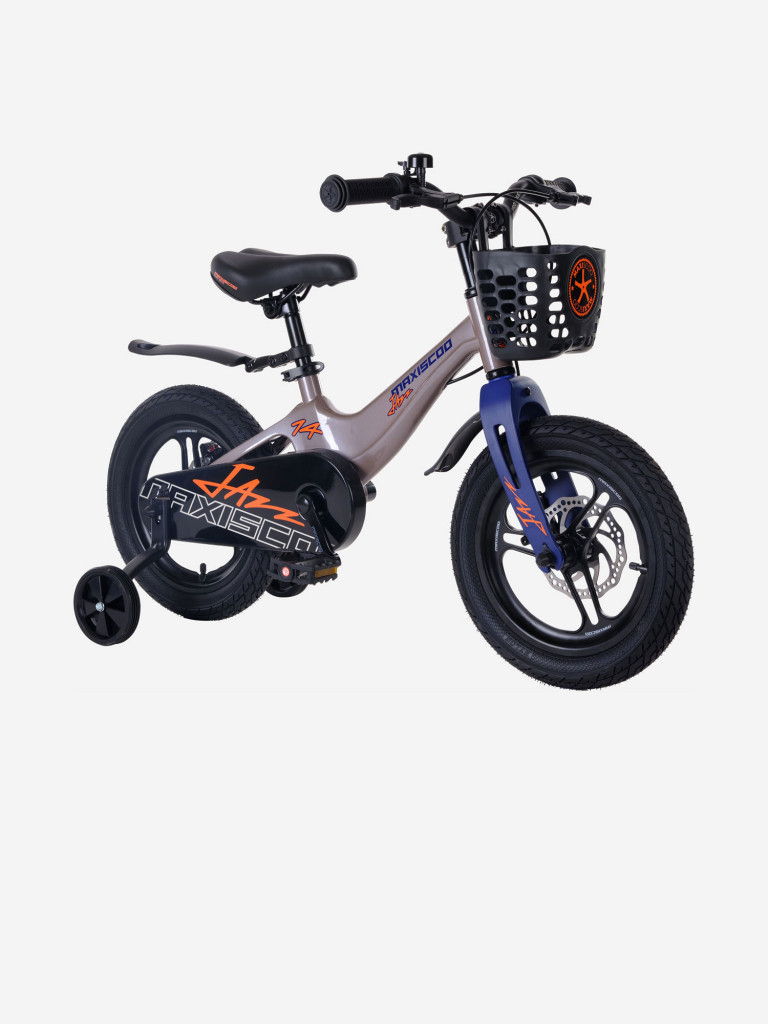 Велосипед Детский Maxiscoo JAZZ Pro 14'' Серый Жемчуг (2024)