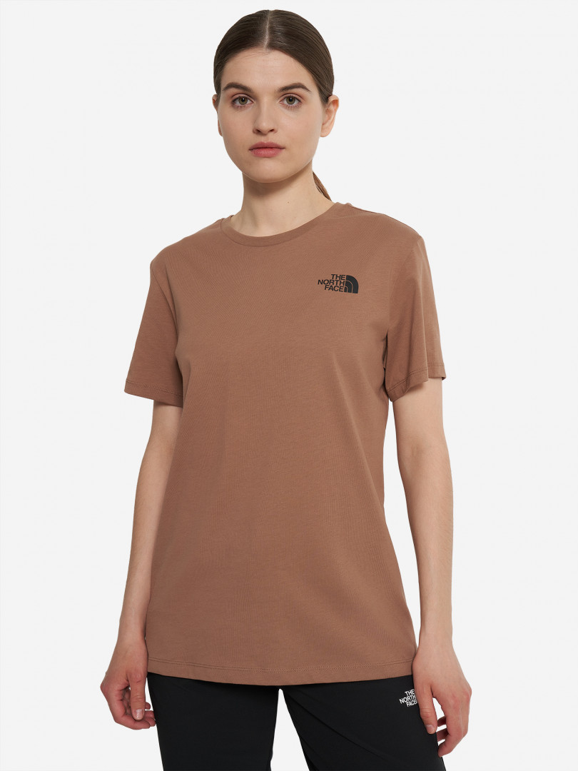 Футболка женская The North Face Box Nse Relaxed Коричневый 2579₽
