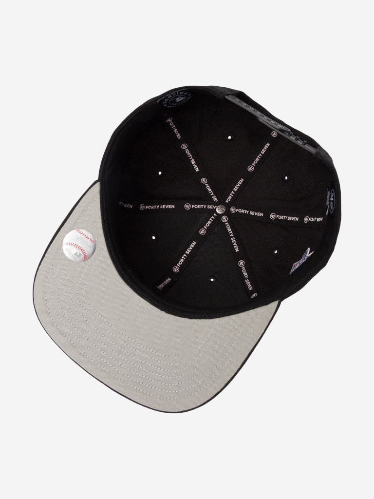 Бейсболка с прямым козырьком 47 BRAND B-SRS20WBP-BK Pittsburgh Pirates MLB
