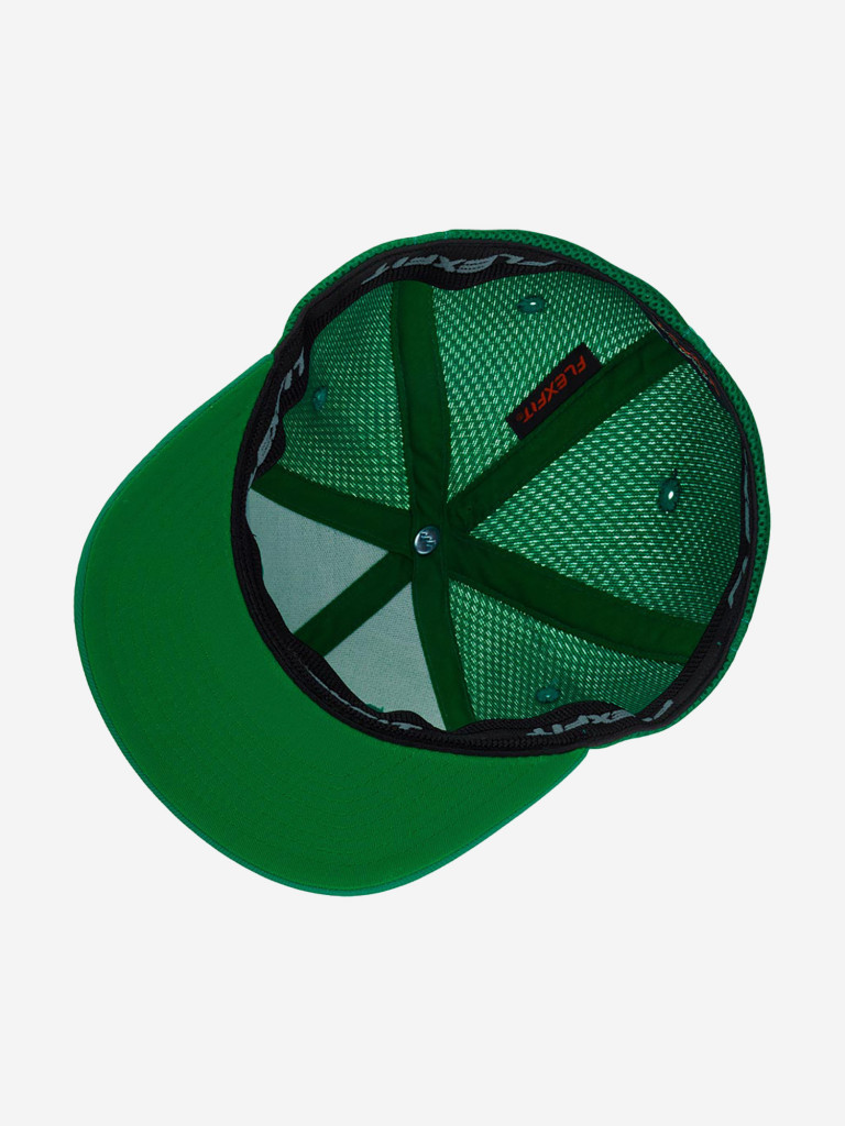 Бейсболка с сеточкой FLEXFIT 6533 (зеленый)