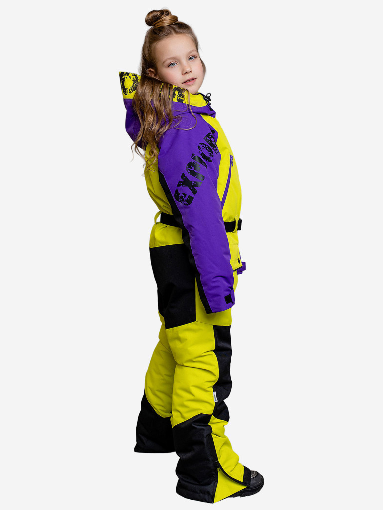 Комбинезон утепленный для девочки batik Марси лимонный