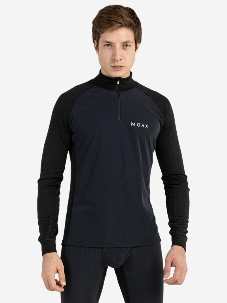 Термофутболка Moax Race Wind LS с воротником