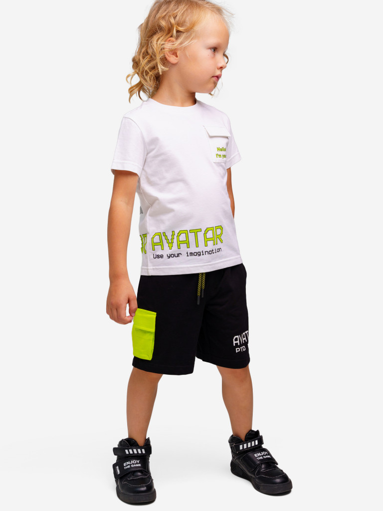 Комплект для мальчиков: футболка, шорты PlayToday