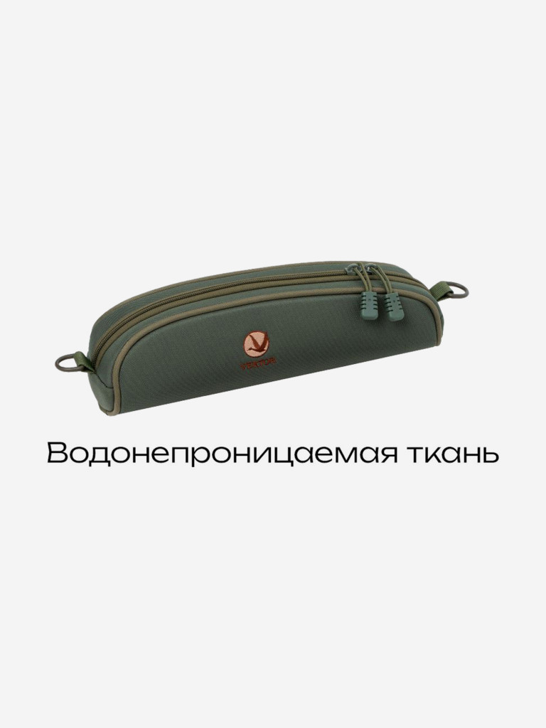 Чехол для прицела Vektor, нейлоновый с мягкой подкладкой и ремнем, длина 30 см, высота 9 см, зеленый
