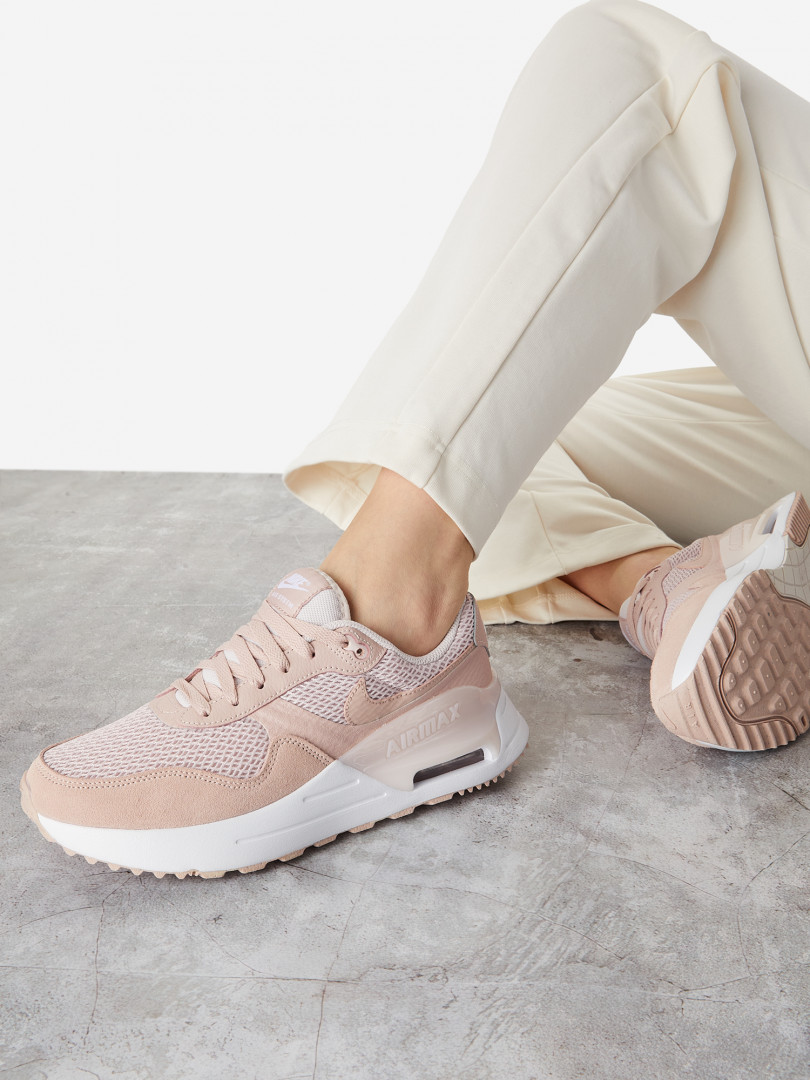 фото Кроссовки женские nike air max systm, розовый