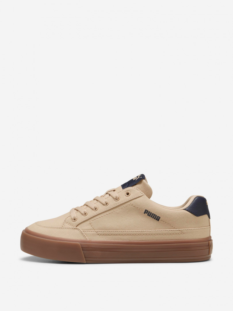 фото Кеды мужские puma court classic vulc, бежевый