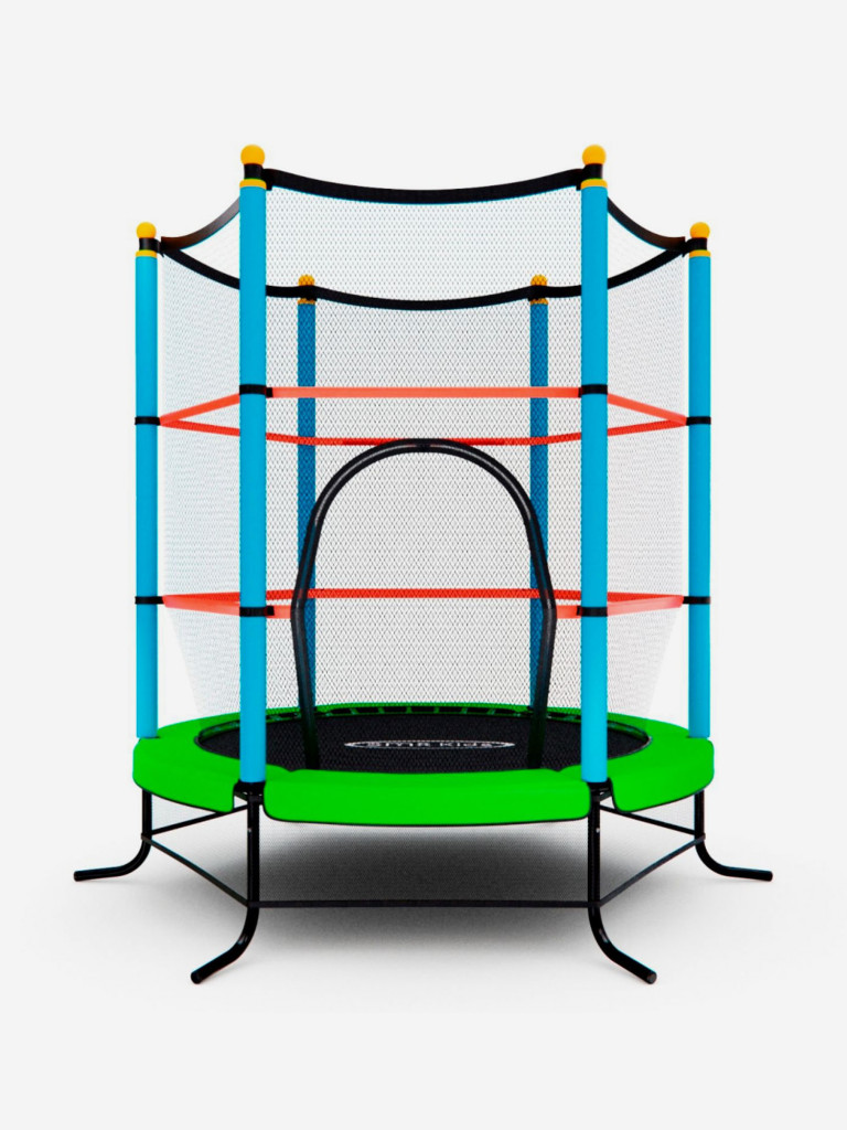 Батут детский DFC SMRKIDS 55" с сеткой, GREEN