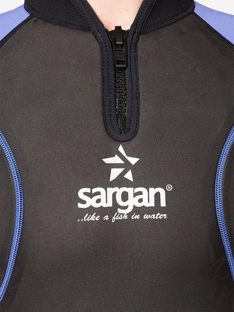 Гидрокостюм короткий женский для дайвинга и подводного плавания SARGAN NERO SHORTY LADY 2 мм