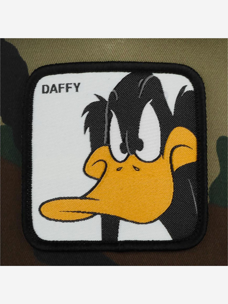 Бейсболка с сеточкой CAPSLAB CL/LOO/1/DAF4 Looney Tunes Daffy Duck (оливковый)
