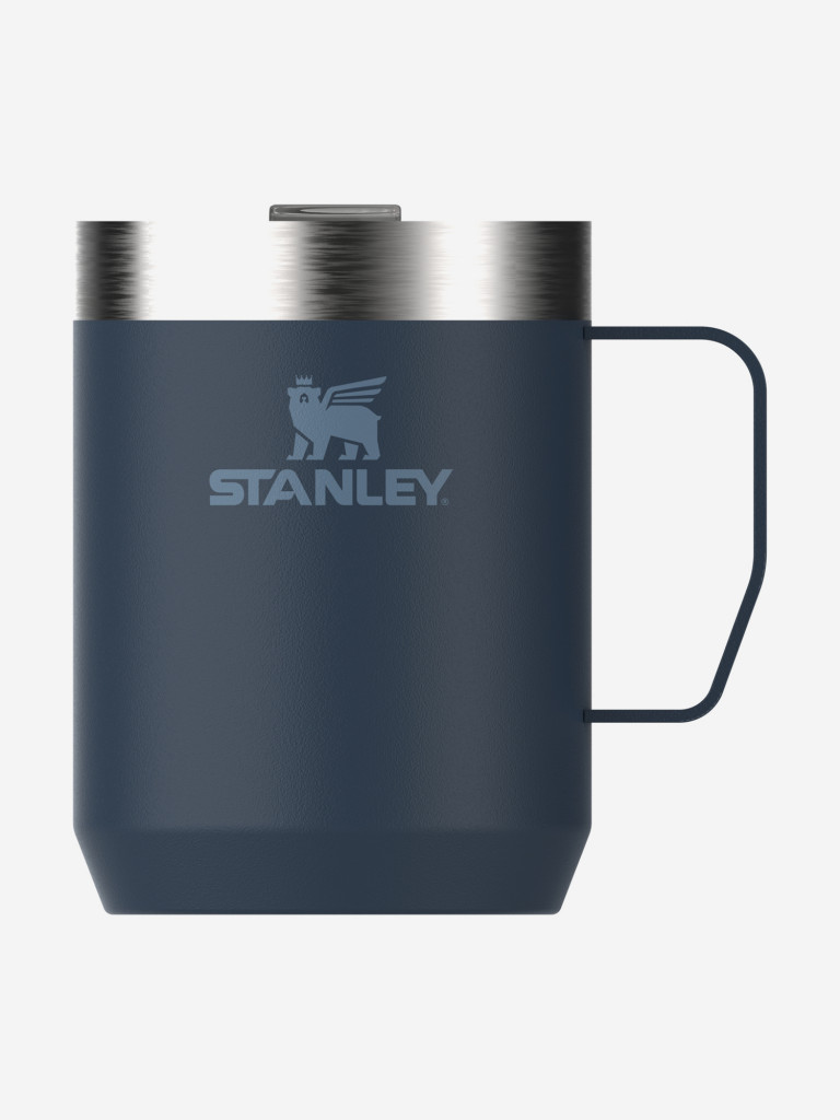 Термокружка Stanley Classic, 230 мл, синяя, с ручкой и крышкой