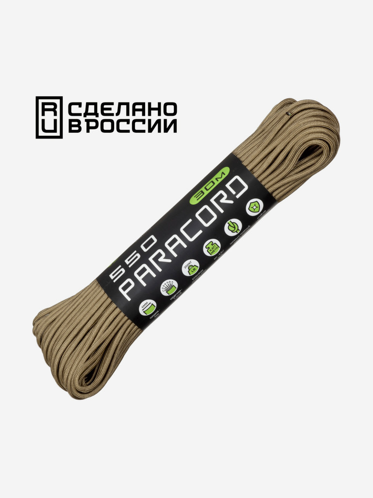 Паракорд 550 CORD nylon 30м RUS (tan)