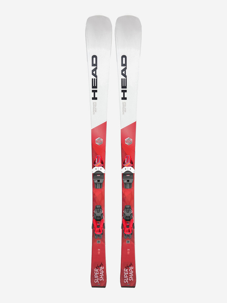 Горные лыжи с креплениями Head Supershape JRS Feuz White/Red + JRS 7.5 GW 22/23