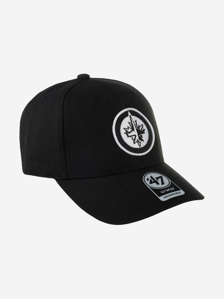 Бейсболка 47 BRAND H-MVP47WBV-BKW Winnipeg Jets NHL (черный)