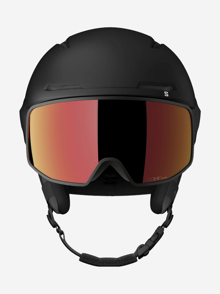 Горнолыжный шлем с визором Salomon Driver Pro Sigma Photo MIPS Черный Cat. 1-3
