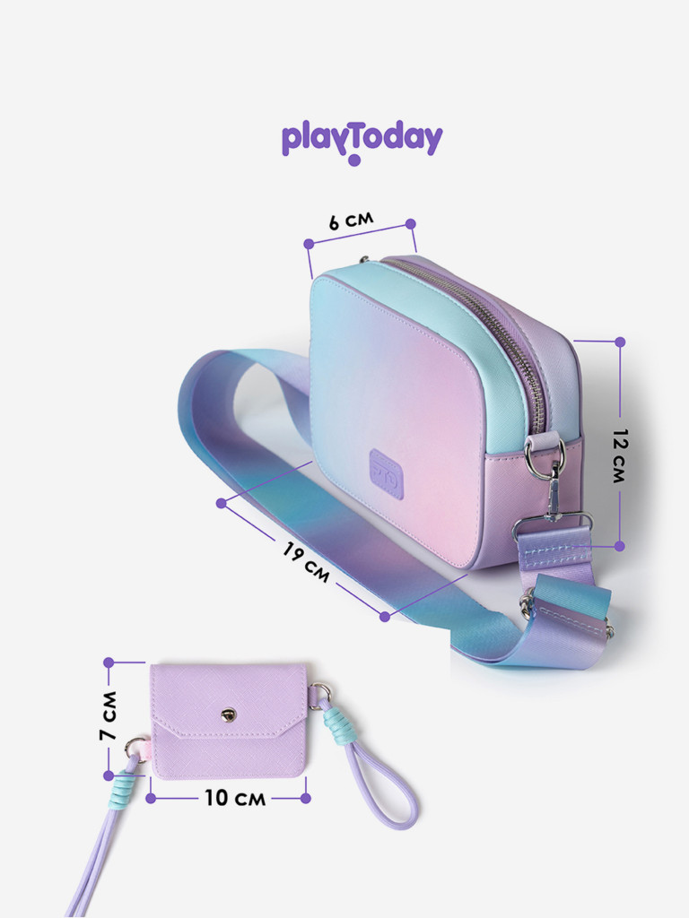 Сумка с картхолдером для девочек PlayToday