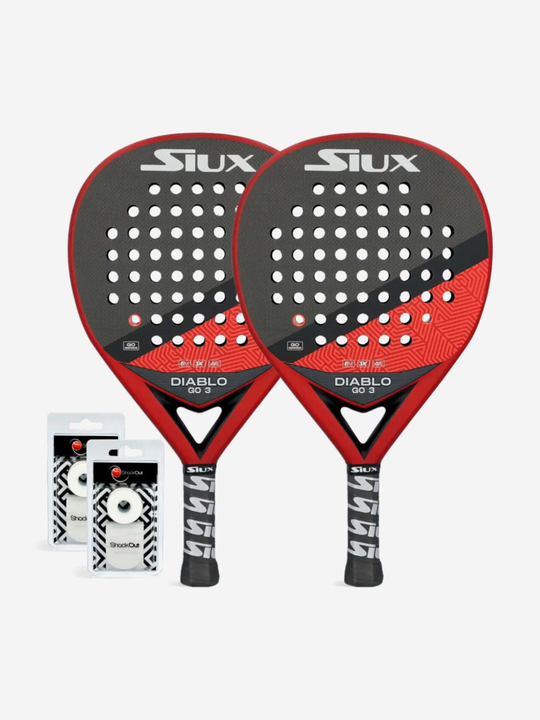 Набор из 2 ракеток для падела Siux Diablo Go 3