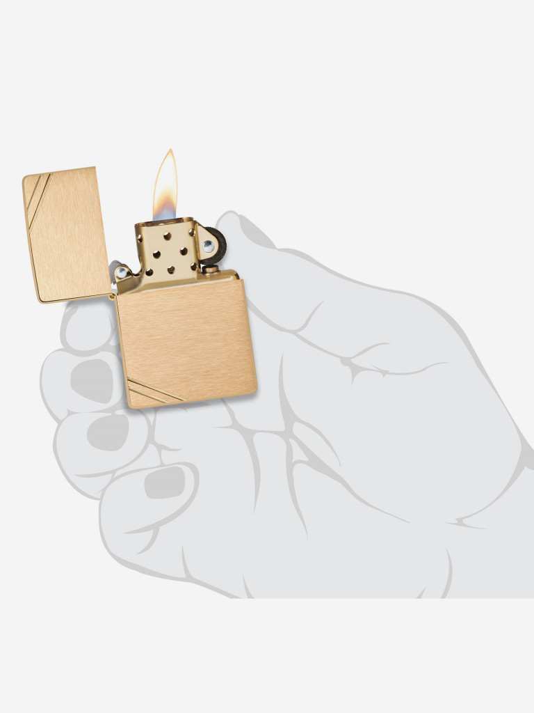 Зажигалка бензиновая ZIPPO 240 Vintage with Slashes 1937