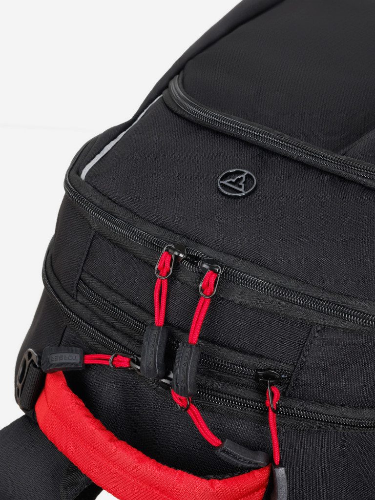 Рюкзак TORBER ROCKIT с отделением для ноутбука 15.6" чёрный/красный 22л