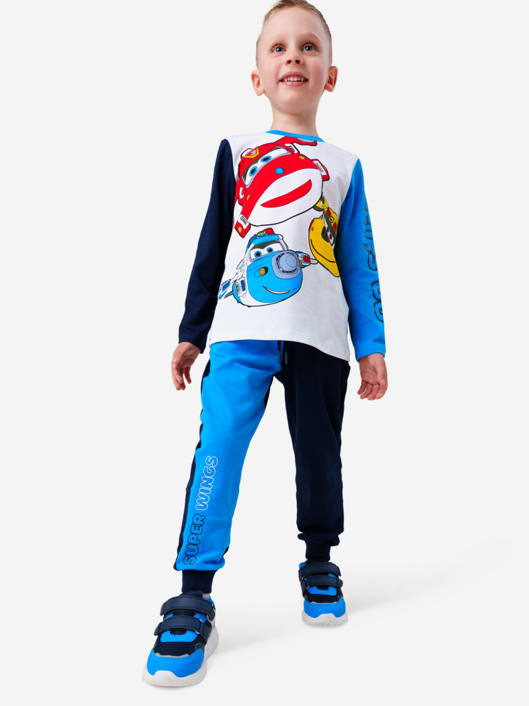 Комплект для мальчика: лонгслив, брюки PlayToday