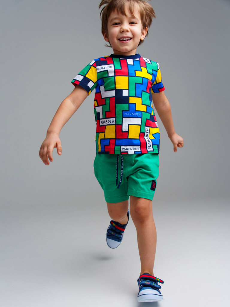 Комплект Playtoday для мальчика: футболка, шорты