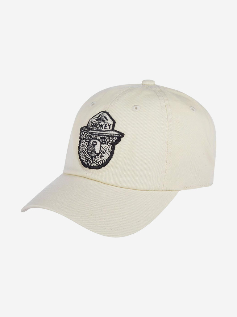 Бейсболка AMERICAN NEEDLE 20001B-SBEAR Smokey Bear Washed Slouch (белый)