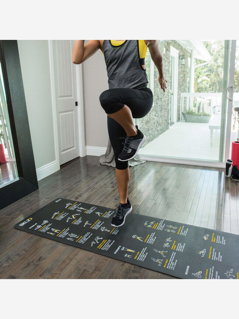 Коврик для фитнеса и йоги с комплексом упражнений SKLZ Trainer Mat Sport Perfomance