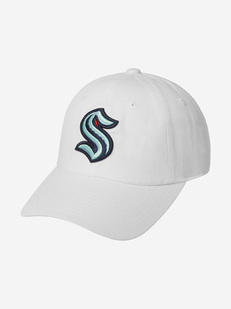 Бейсболка AMERICAN NEEDLE 40742A-SEK Seattle Kraken Blue Line NHL (белый)