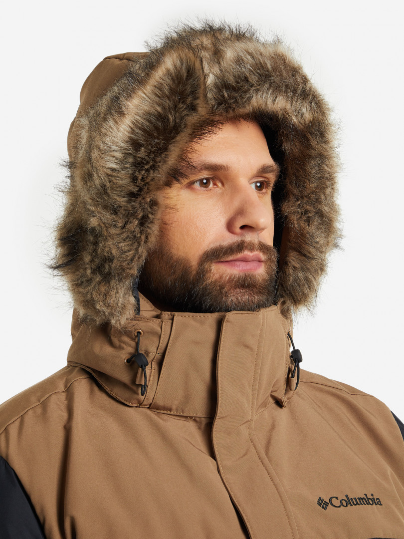 Куртка утепленная мужская Columbia Marquam Peak Fusion Parka 26619370299 Коричневый, размер 54, фото 4