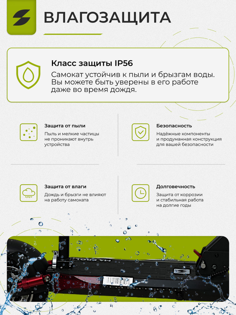 Электросамокат SAMIK M4 PRO PLUS