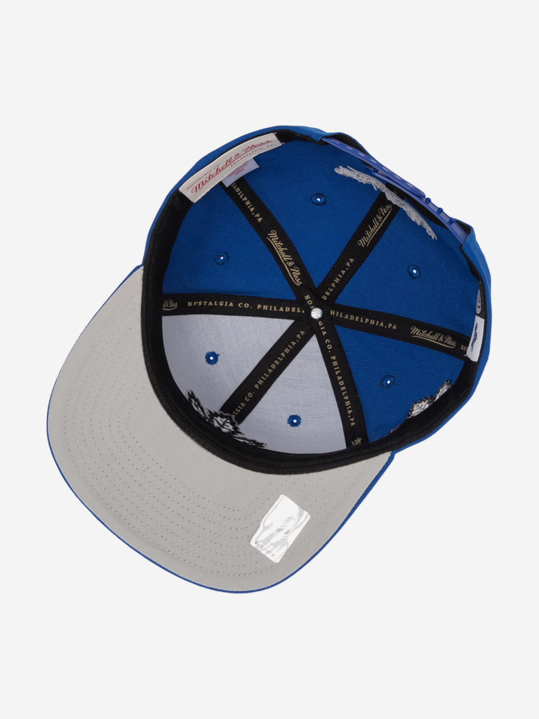 Бейсболка с прямым козырьком MITCHELL NESS HS9621-TMLBLUE Toronto Maple Leafs NHL (синий)