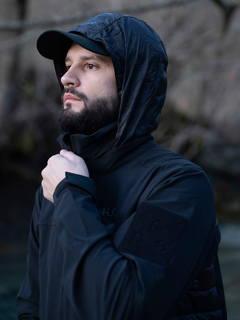 Куртка мужская HUT ADVENTURE для охоты, черная