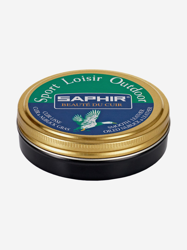 Воск БАНКА Saphir SPORT Loisirs, 100мл. (black)